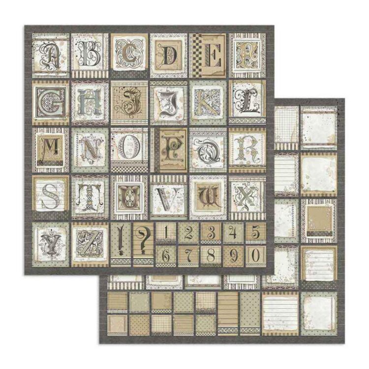 STAMPERIA DESIGNER CARDBOARD 30.5/30.5 CM - SBB741 - Image 1