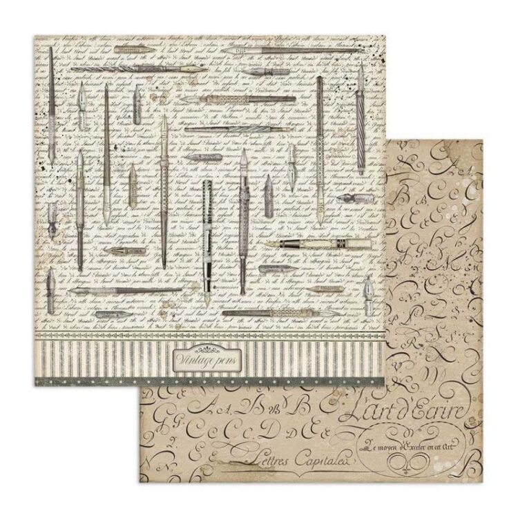 SBB743 STAMPERIA DESIGNER CARDBOARD 30.5/30.5 CM - SBB743 - Image 1