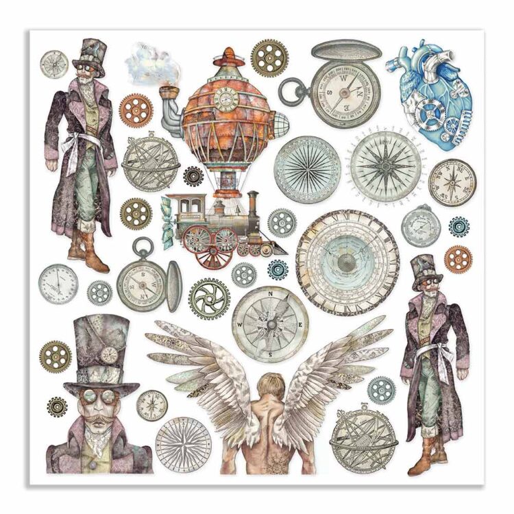 STAMPERIA BLOCK DESIGNER PAPER 20.3/20.3 CM - SBBS25 - Image 13