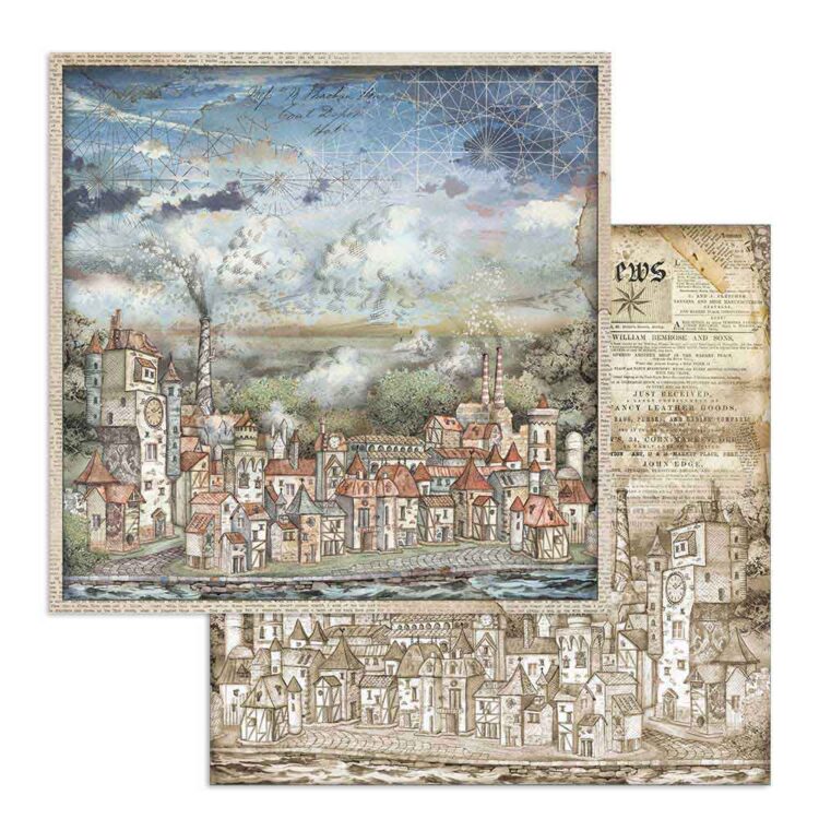 STAMPERIA BLOCK DESIGNER PAPER 20.3/20.3 CM - SBBS25 - Image 4