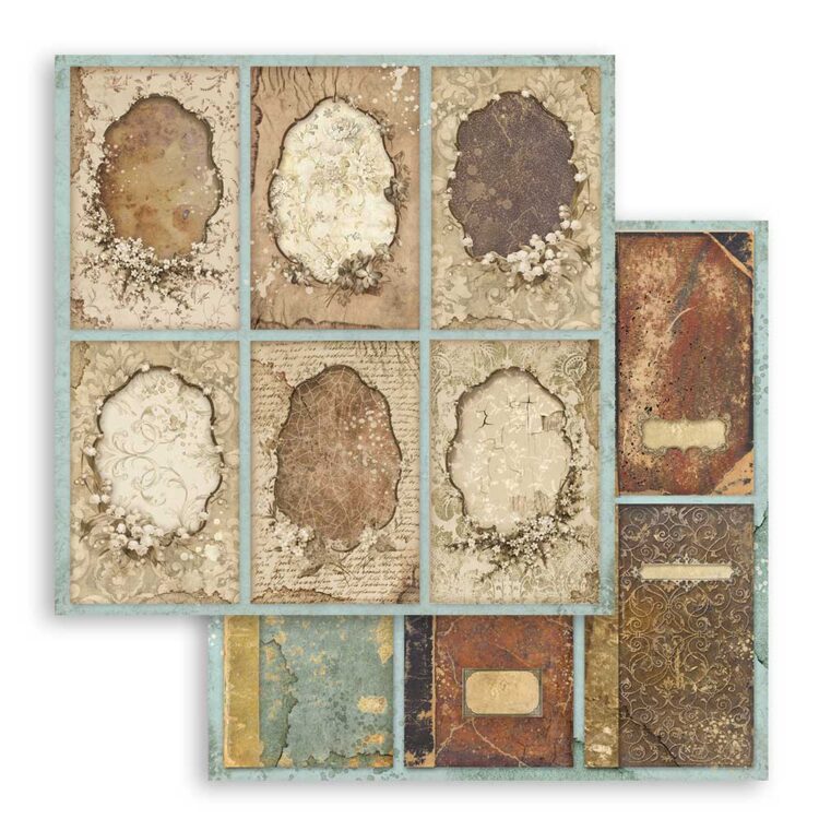 STAMPERIA BLOCK DESIGNER PAPER 20.3/20.3 CM - SBBS27 - Image 11