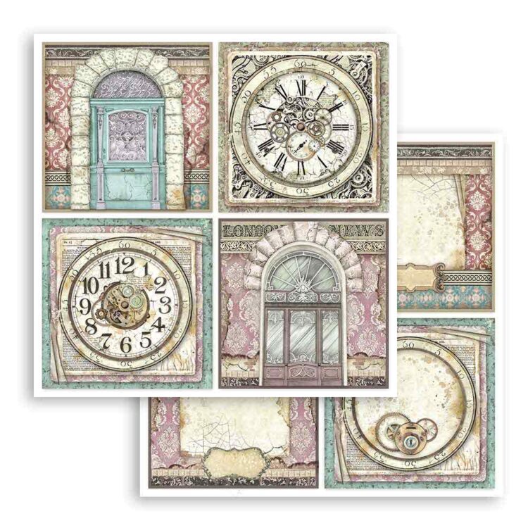 STAMPERIA BLOCK DESIGNER PAPER 20.3/20.3 CM - SBBS27 - Image 12
