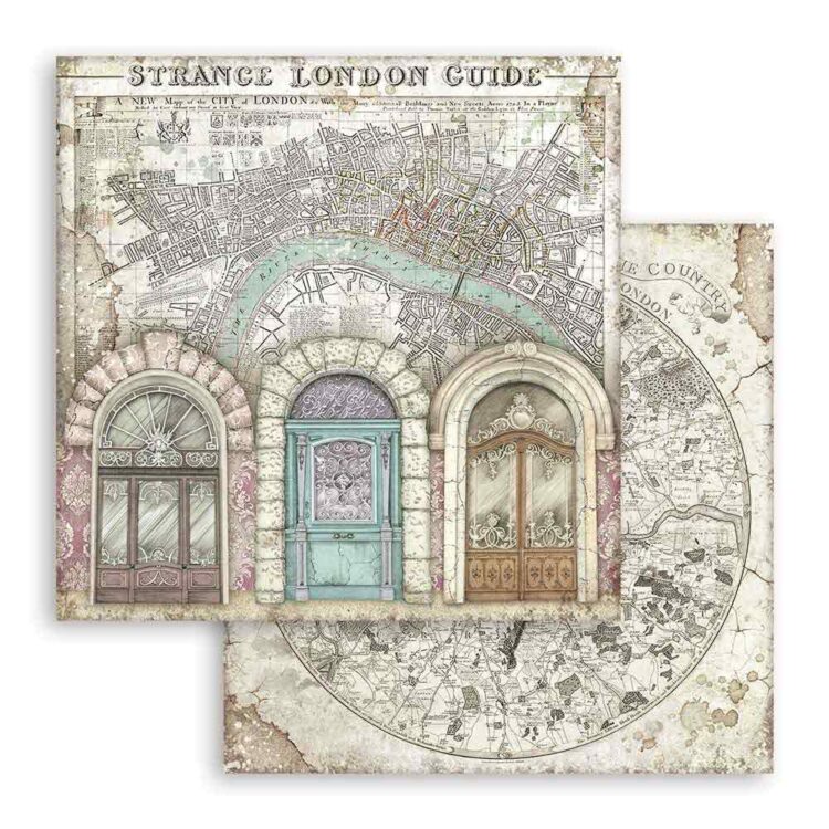 STAMPERIA BLOCK DESIGNER PAPER 20.3/20.3 CM - SBBS27 - Image 9