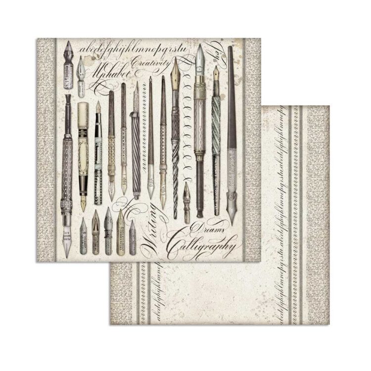 STAMPERIA BLOCK DESIGNER PAPER 30.5/30.5 CM - SBBL79 - Image 2