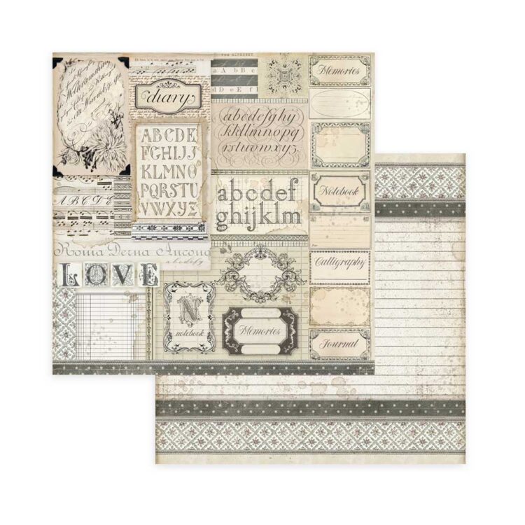 STAMPERIA BLOCK DESIGNER PAPER 30.5/30.5 CM - SBBL79 - Image 3