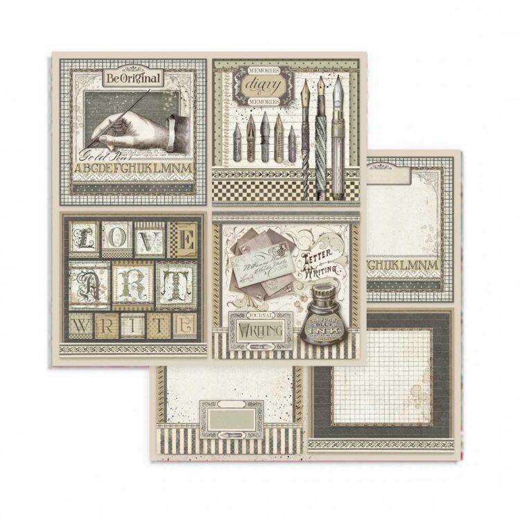 STAMPERIA BLOCK DESIGNER PAPER 30.5/30.5 CM - SBBL79 - Image 9