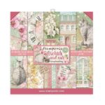 STAMPERIA BLOCK DESIGNER PAPER 20.3/20.3 CM - SBBS26