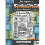 STAMPERIA MIXED MEDIA STAMPS - RUBBER STAMPS WTKAT13
