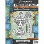 STAMPERIA MIXED MEDIA STAMPS - RUBBER STAMPS WTKAT16