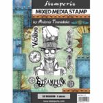 STAMPERIA MIXED MEDIA STAMPS - RUBBER STAMPS WTKAT17