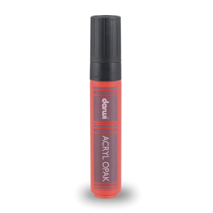 da0220015490 - 72dpi RVB DARWI ACRYLIC MARKER 15MM, 25ML - VERMILION 490 - Image 1