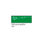 DECOLA CONTOUR FOR GLASS AND CERAMICS 18 ML. - GREEN WITH GLITTER