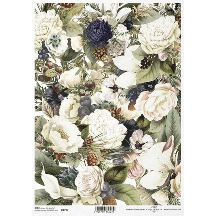 _0002_R1797 ITD COLLECTION DECOUPAGE RICE PAPER A4 - R1797 - Image 1