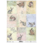 ITD COLLECTION DECOUPAGE RICE PAPER A4 - R1682