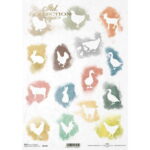ITD COLLECTION DECOUPAGE RICE PAPER A4 - R1550