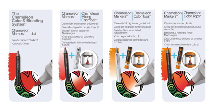 CHAMELEON MARKERS KIT - BLENDING SYSTEM 1 CS6601 - Image 4