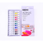 ART RANGERS ACRYLIC PAINTS 12 CV X 12 ML EA1212C-3