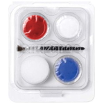 SNAZAROO FACE PAINTS 3X3.75 G + BRUSH AND PAD - FRANCE - Image 2