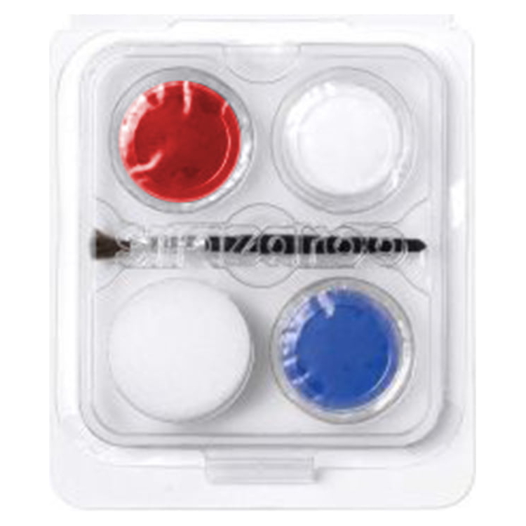 SNAZAROO FACE PAINTS 3X3.75 G + BRUSH AND PAD - FRANCE - Image 2