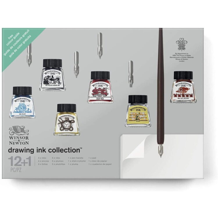 W&N CALLIGRAPHY SET 12+1 PIECES 1190201 - Image 1