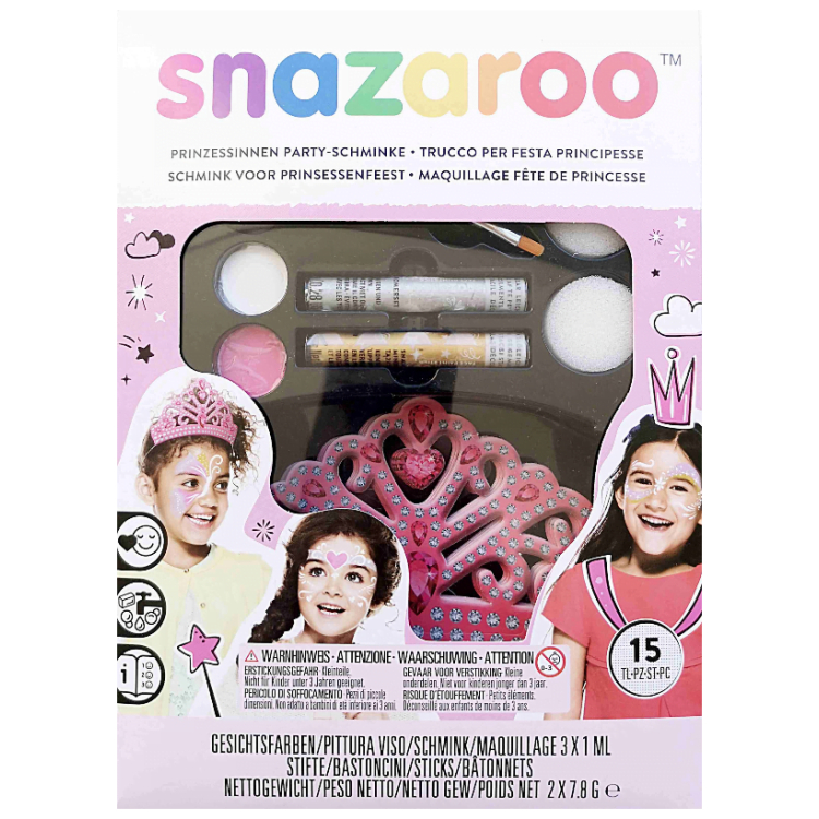 275c192c885459a3e22acb993e1cf5c6 SNAZAROO PRINCESS PARTY FACE PAINT SET - Image 1
