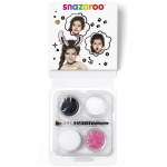 SNAZAROO FACE PAINTS 3X3.75 G + BRUSH AND TAMPON - BUNNY - Image 2