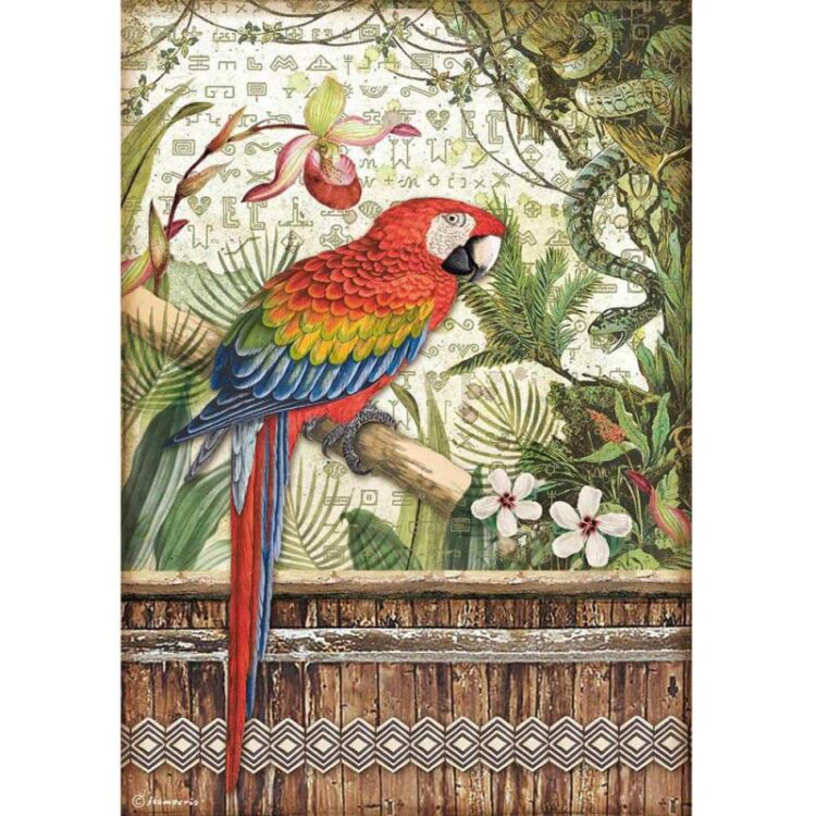 DFSA4531 STAMPERIA DECOUPAGE RICE PAPER A4 - DFSA4531 - Image 1