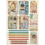 STAMPERIA DECOUPAGE RICE PAPER A4 - DFSA4550
