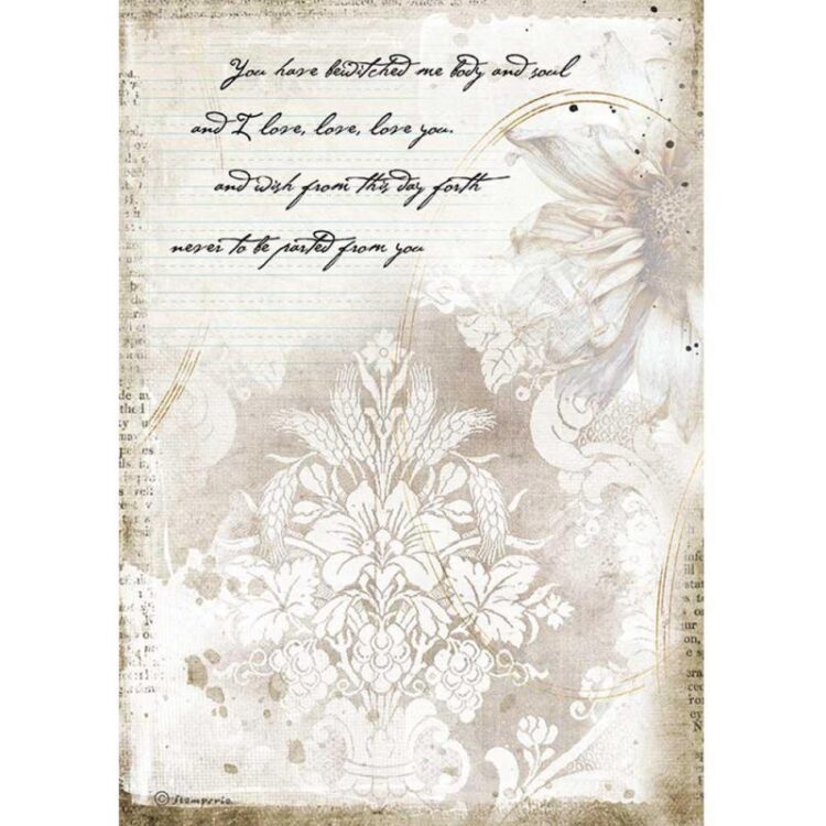 STAMPERIA DECOUPAGE RICE PAPER A4 - DFSA4554 - Image 1