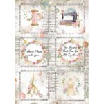 STAMPERIA DECOUPAGE RICE PAPER A4 - DFSA4568
