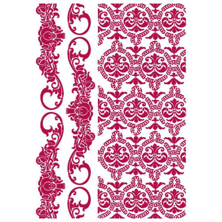 STAMPERIA UNIVERSAL REUSABLE TEMPLATE KSG458 - Image 1