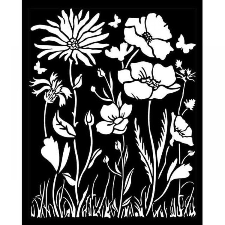 KSTD072 STAMPERIA MEDIA STENCIL - TEMPLATE 20 X 25 CM - KSTD072 - Image 1