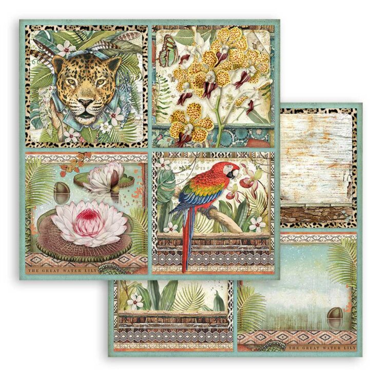 STAMPERIA BLOCK DESIGNER PAPER 30.5/30.5 CM - SBBL83 - Image 3