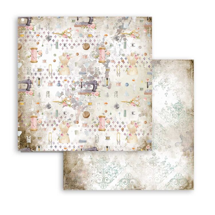 STAMPERIA BLOCK DESIGNER PAPER 20.3/20.3 CM - SBBS36 - Image 3