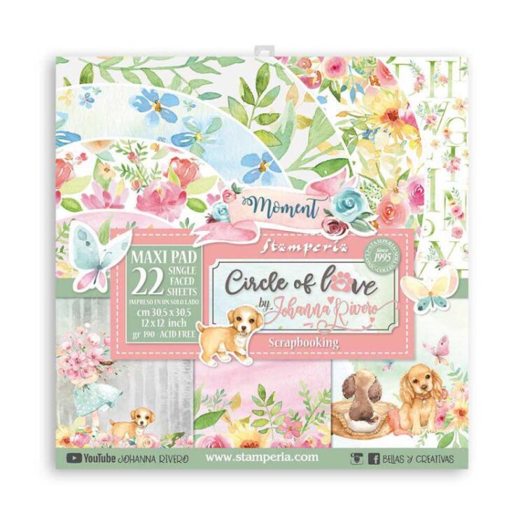 SBBXLB10 STAMPERIA BLOCK DESIGNER PAPER 30.5/30.5 CM - SBBXLB10 - Image 1