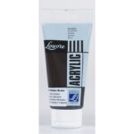 L&B ACRYLIC PAINT LOUVRE 80 ML - BURNT UMBER 477