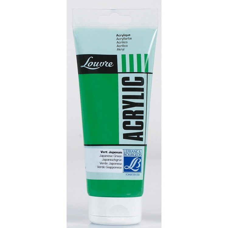 L&B ACRYLIC PAINT LOUVRE 200 ML - JAPANESE GREEN 569 - Image 1