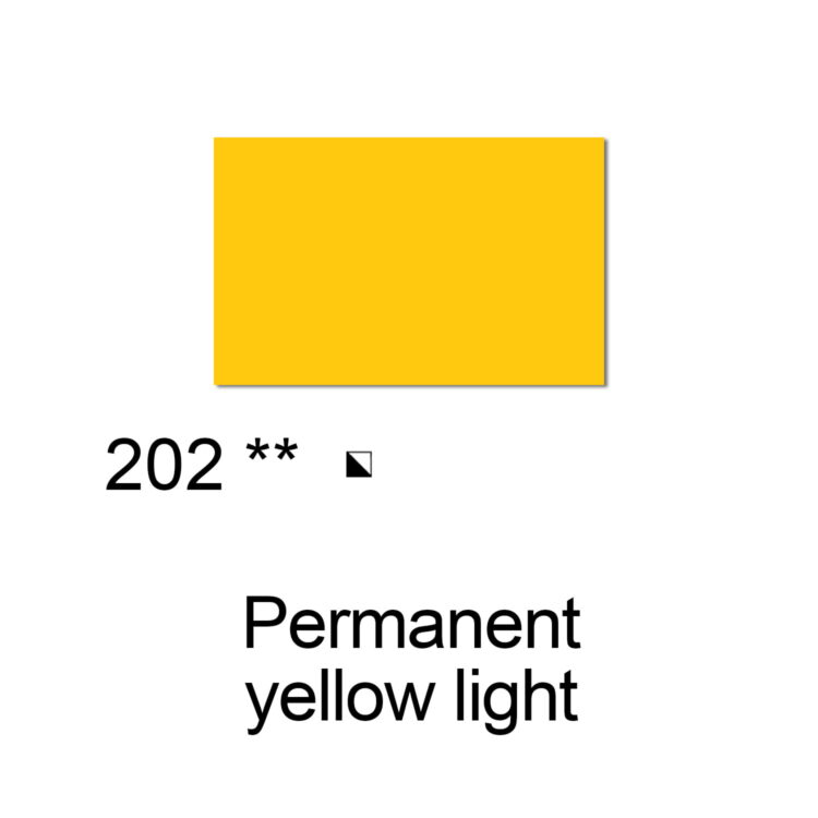 VINCENT OIL PAINT 50 ML. - PERMANENT YELLOW LIGHT 202 - Image 2