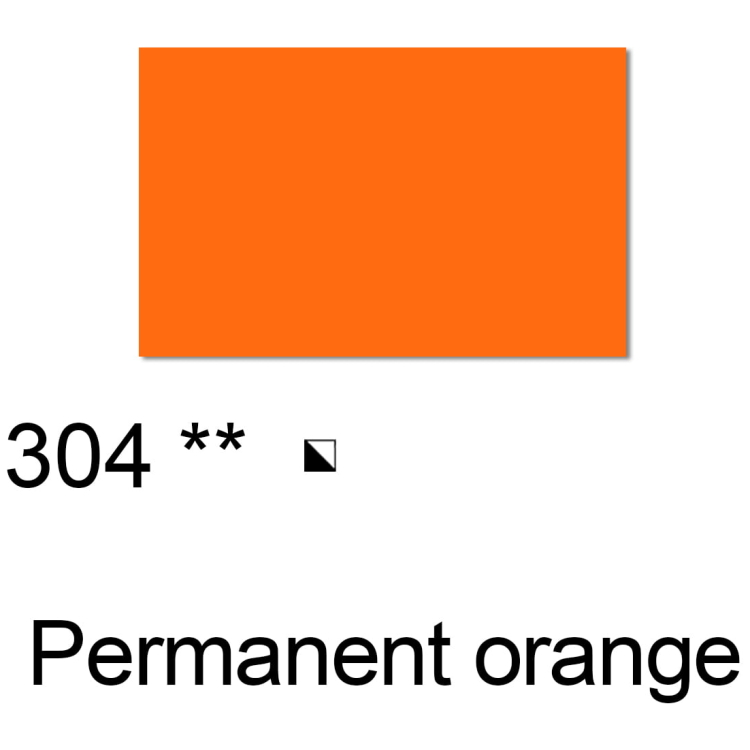 VINCENT OIL PAINT 50 ML. - PERMANENT ORANGE 304 - Image 2