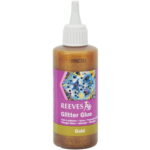REEVES GLITTER GLUE 100 ML - GOLD 4760100