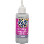REEVES GLITTER GLUE 100 ML - SILVER 4760101