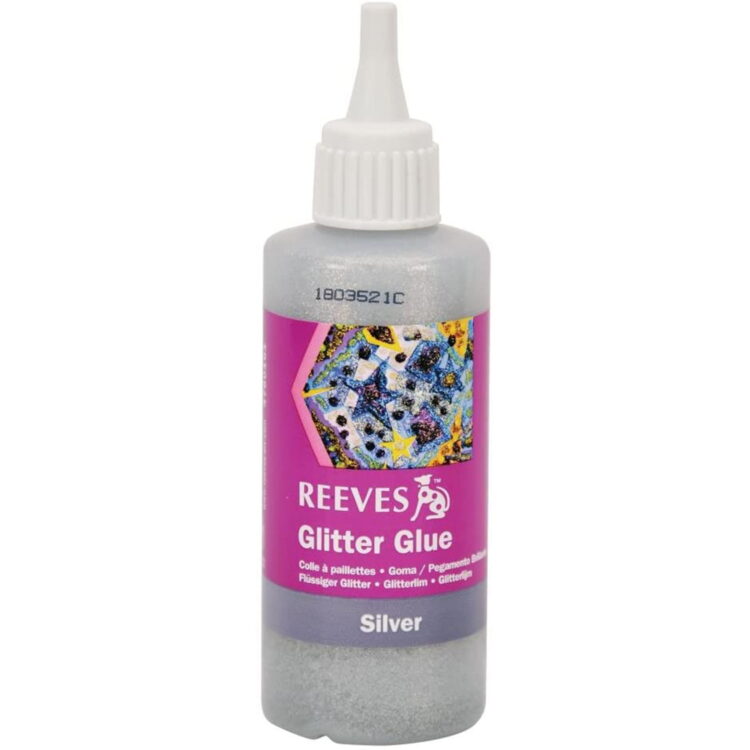 4760101 REEVES GLITTER GLUE 100 ML - SILVER 4760101 - Image 1