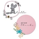 SIZZIX FRAMELITS DIE FOR CUTTING AND PRINTING - HELLO MOUSE