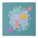 SIZZIX THINLITS CUTTING DIES - OCEAN SCENE