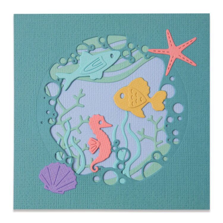 SIZZIX THINLITS CUTTING DIES - OCEAN SCENE - Image 1