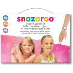 SNAZAROO FACE PAINTS 6X2 ML. + BRUSH & TAMPON - JEWELLERY
