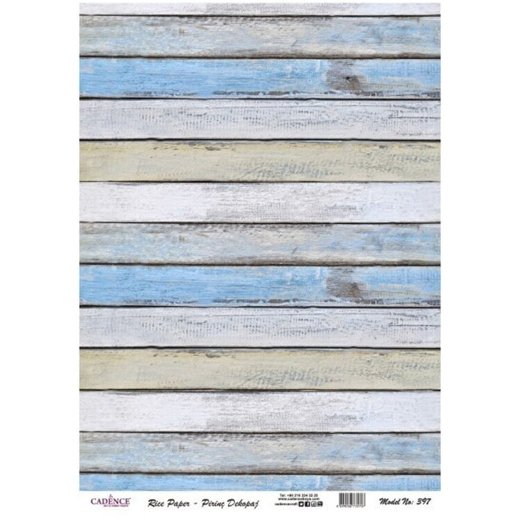 397 CADENCE DECOUPAGE RICE PAPER A3 - 397 - Image 1