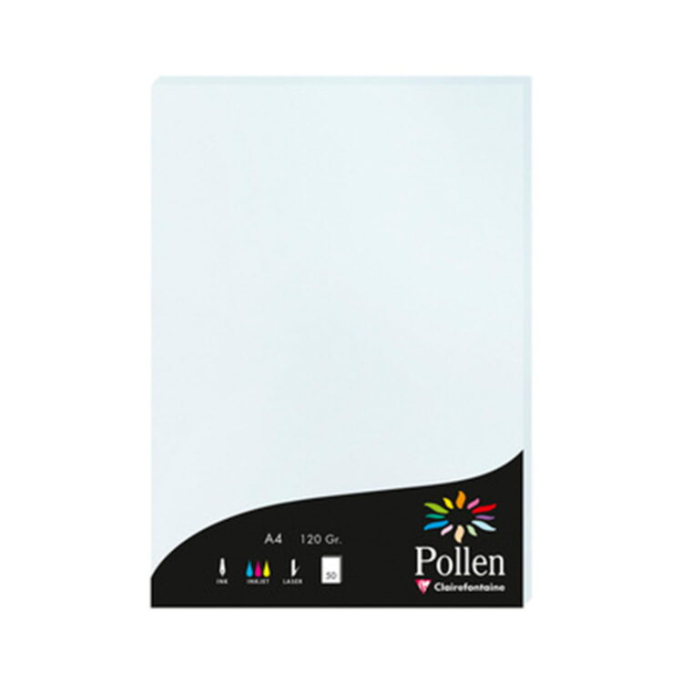 5 CLAIREFONTAINE PAPER A4 120 G -BLUE - Image 1