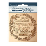 STAMPERIA SLEEPING BEAUTY BEER CARDBOARD 14/14CM SCB57