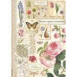STAMPERIA DECOUPAGE RICE PAPER A4 - DFSA4623